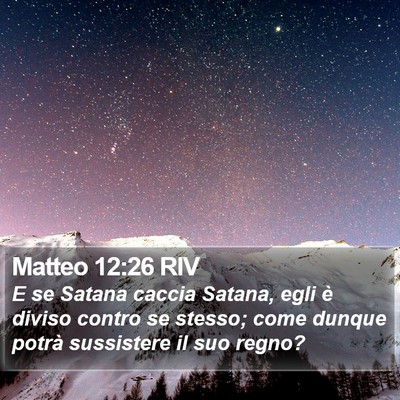 Matteo 12:26 RIV Bible Verse Image
