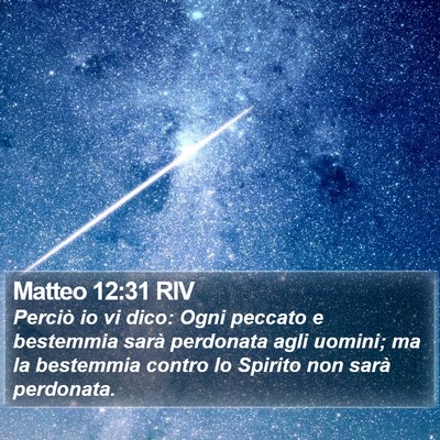 Matteo 12:31 RIV Bible Verse Image