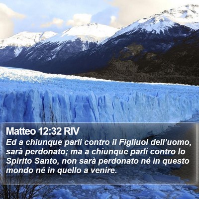 Matteo 12:32 RIV Bible Verse Image