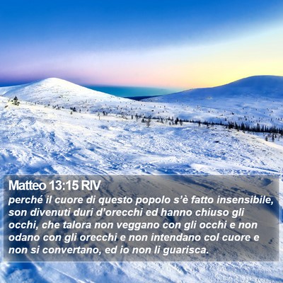 Matteo 13:15 RIV Bible Verse Image