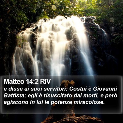 Matteo 14:2 RIV Bible Verse Image