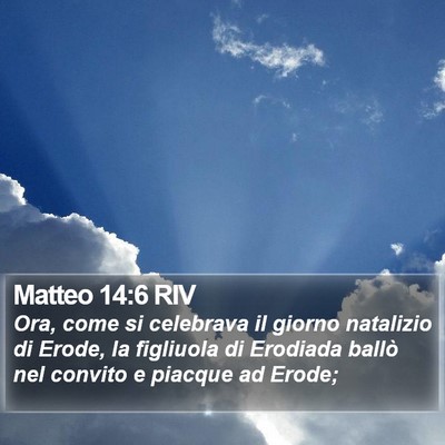 Matteo 14:6 RIV Bible Verse Image