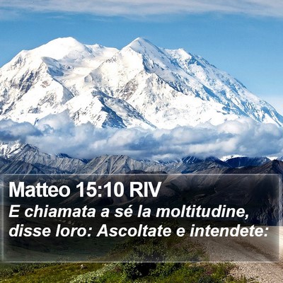 Matteo 15:10 RIV Bible Verse Image