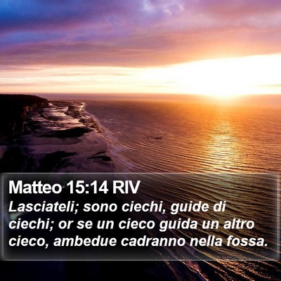 Matteo 15:14 RIV Bible Verse Image