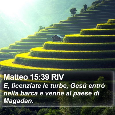 Matteo 15:39 RIV Bible Verse Image