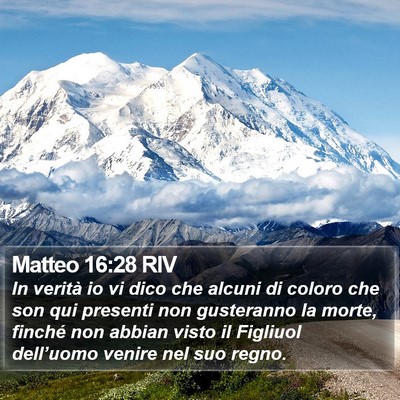 Matteo 16:28 RIV Bible Verse Image
