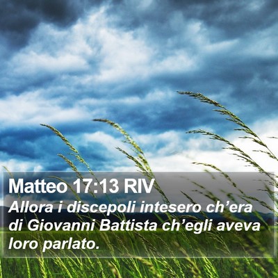 Matteo 17:13 RIV Bible Verse Image