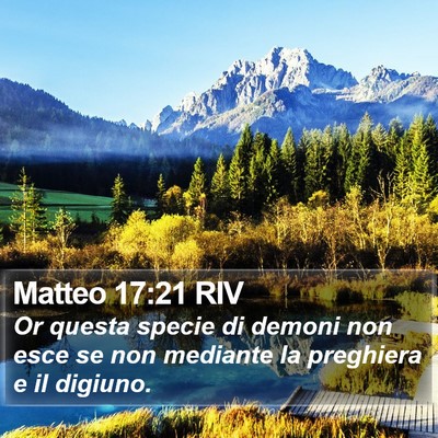Matteo 17:21 RIV Bible Verse Image