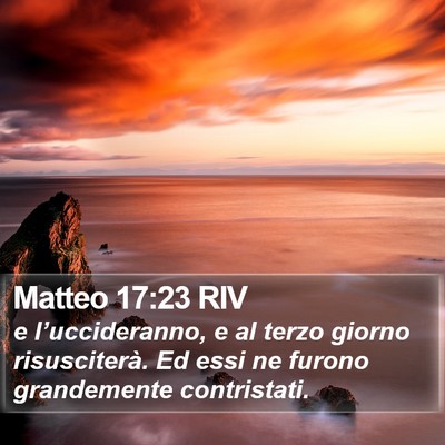 Matteo 17:23 RIV Bible Verse Image