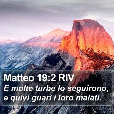 Matteo 19:2 RIV Bible Verse Image