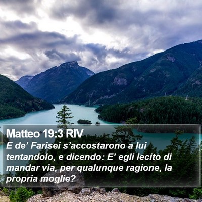 Matteo 19:3 RIV Bible Verse Image