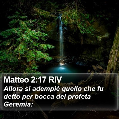 Matteo 2:17 RIV Bible Verse Image