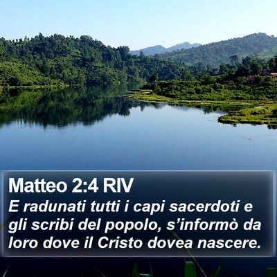 Matteo 2:4 RIV Bible Verse Image
