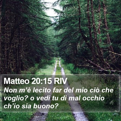 Matteo 20:15 RIV Bible Verse Image