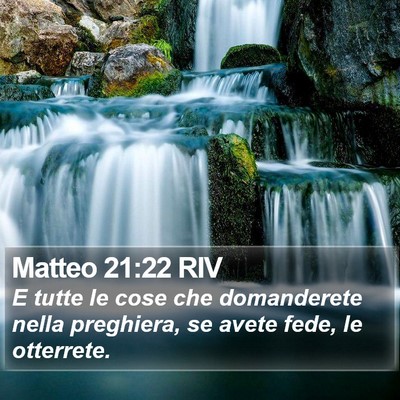 Matteo 21:22 RIV Bible Verse Image