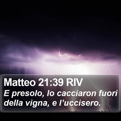 Matteo 21:39 RIV Bible Verse Image