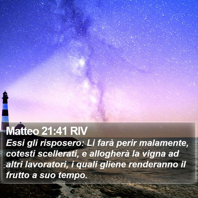 Matteo 21:41 RIV Bible Verse Image