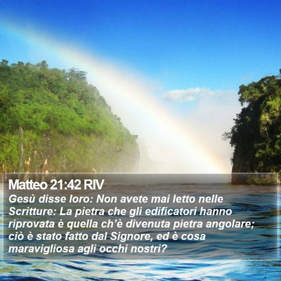 Matteo 21:42 RIV Bible Verse Image
