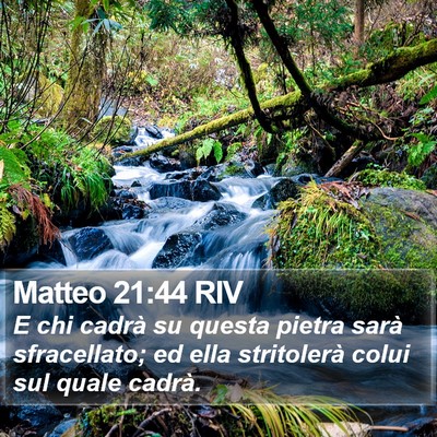 Matteo 21:44 RIV Bible Verse Image