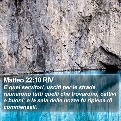 Matteo 22:10 RIV Bible Verse Image