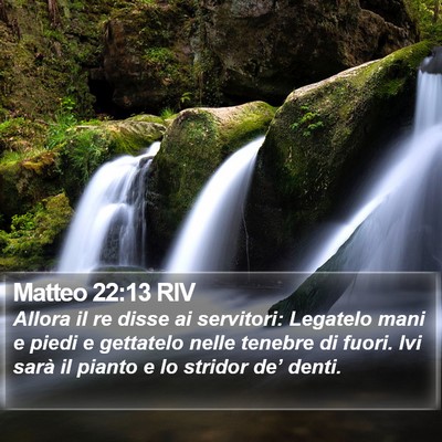 Matteo 22:13 RIV Bible Verse Image