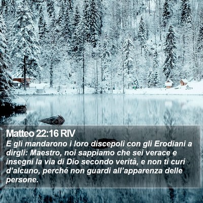 Matteo 22:16 RIV Bible Verse Image