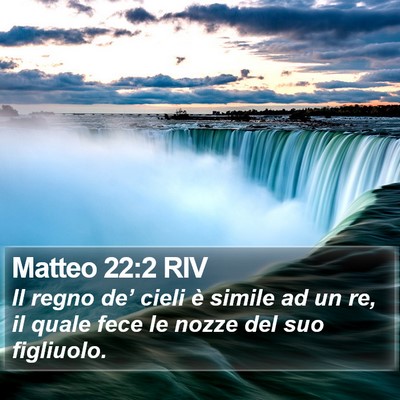 Matteo 22:2 RIV Bible Verse Image