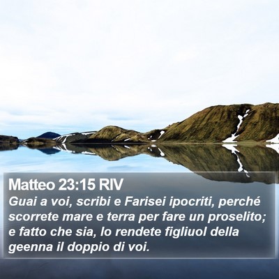 Matteo 23:15 RIV Bible Verse Image