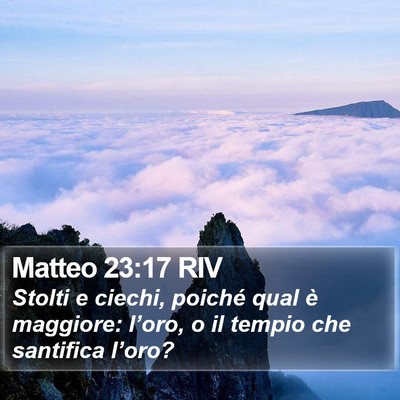 Matteo 23:17 RIV Bible Verse Image