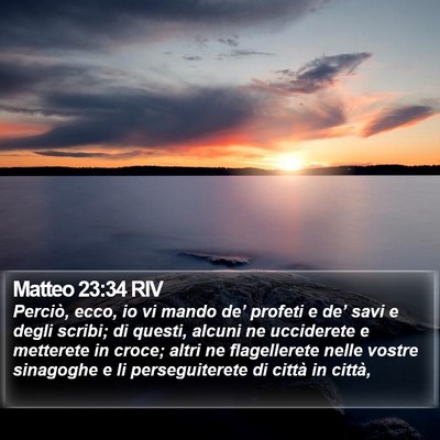 Matteo 23:34 RIV Bible Verse Image