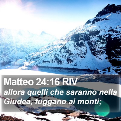Matteo 24:16 RIV Bible Verse Image