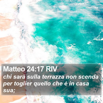 Matteo 24:17 RIV Bible Verse Image