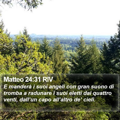 Matteo 24:31 RIV Bible Verse Image