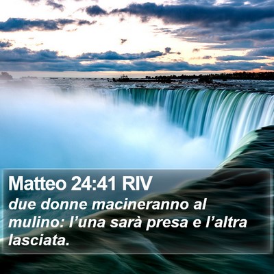Matteo 24:41 RIV Bible Verse Image