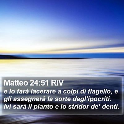 Matteo 24:51 RIV Bible Verse Image