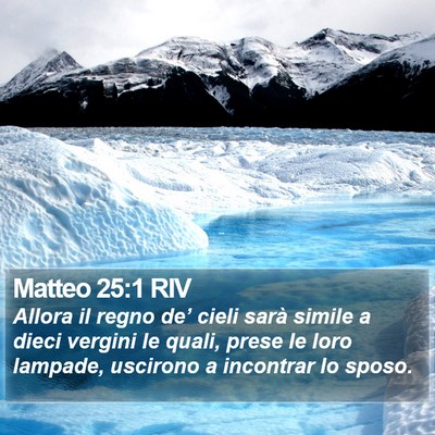 Matteo 25:1 RIV Bible Verse Image