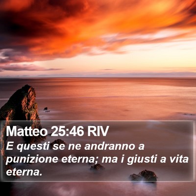 Matteo 25:46 RIV Bible Verse Image