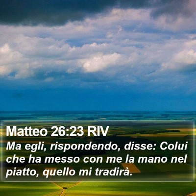 Matteo 26:23 RIV Bible Verse Image