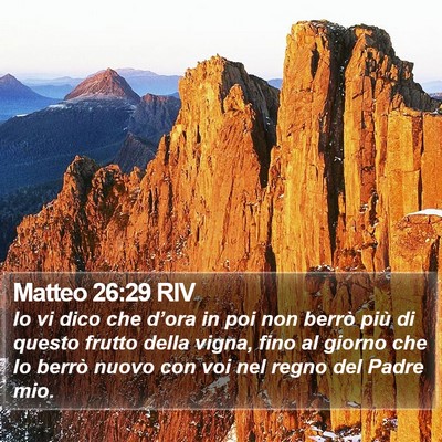 Matteo 26:29 RIV Bible Verse Image