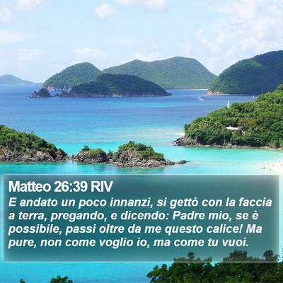 Matteo 26:39 RIV Bible Verse Image