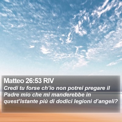 Matteo 26:53 RIV Bible Verse Image