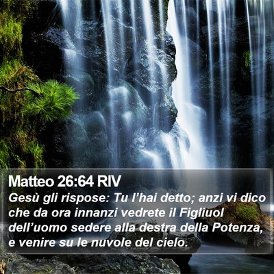 Matteo 26:64 RIV Bible Verse Image