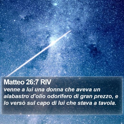 Matteo 26:7 RIV Bible Verse Image