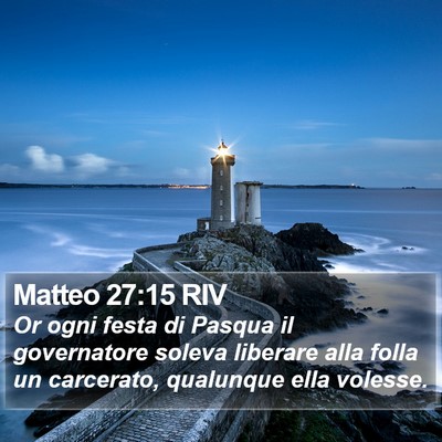Matteo 27:15 RIV Bible Verse Image