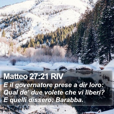 Matteo 27:21 RIV Bible Verse Image