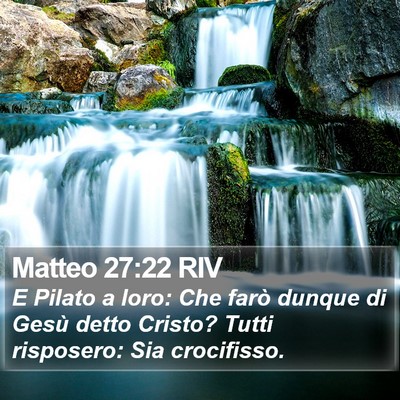 Matteo 27:22 RIV Bible Verse Image