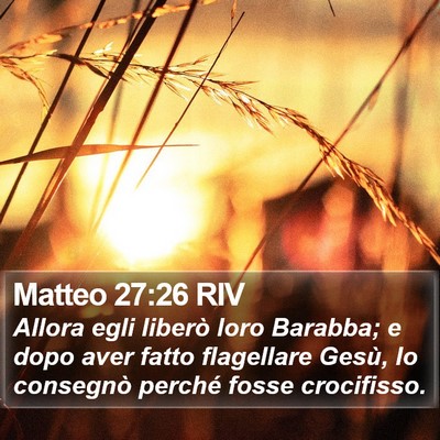 Matteo 27:26 RIV Bible Verse Image