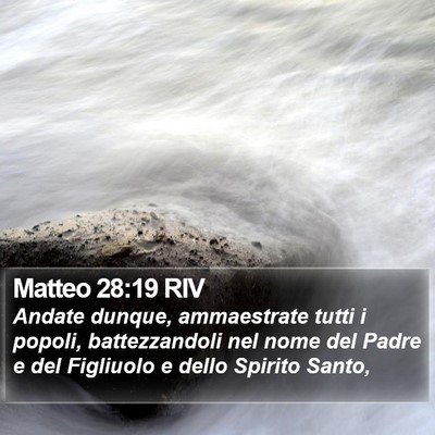 Matteo 28:19 RIV Bible Verse Image