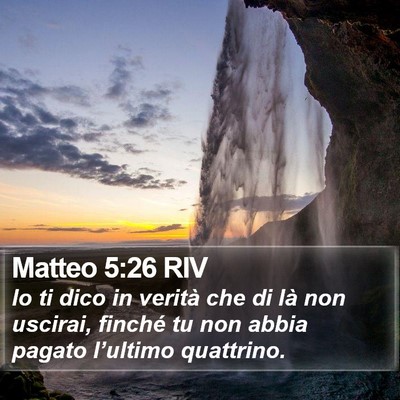 Matteo 5:26 RIV Bible Verse Image