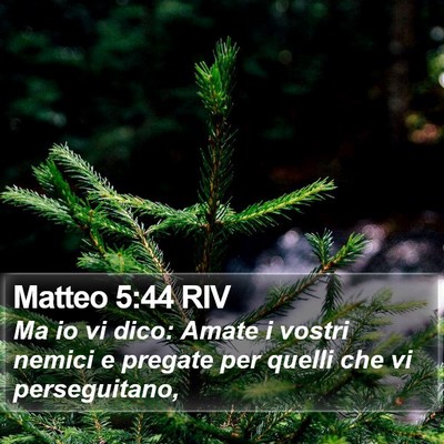 Matteo 5:44 RIV Bible Verse Image
